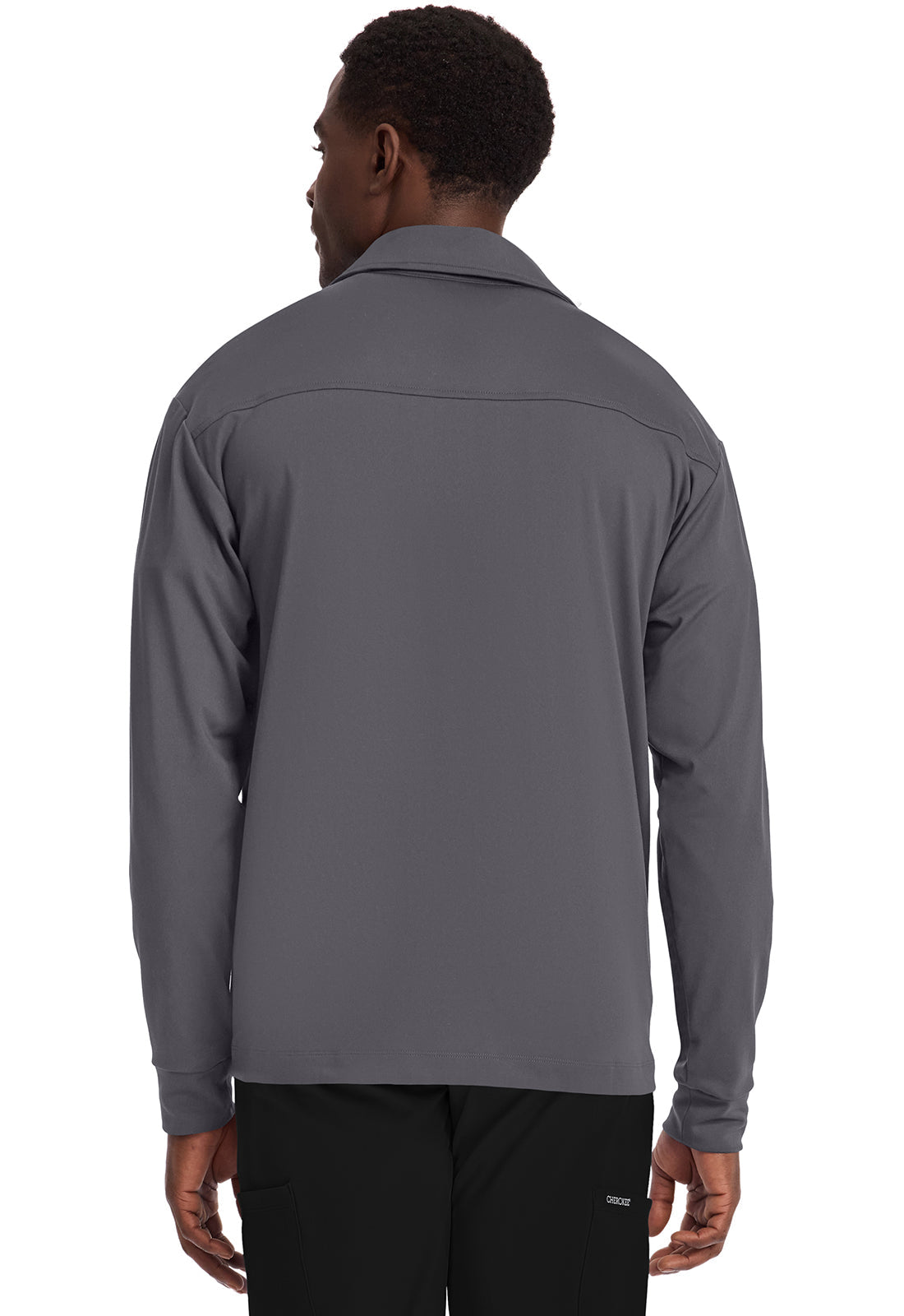 Achieve CK354 Men's Zip-Up Warm-Up Jacket Pewter Image