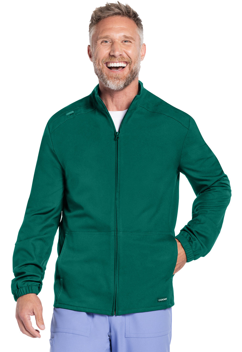 Workwear Originals Ultra CK359A Men's Zip Front Jacket Hunter Green