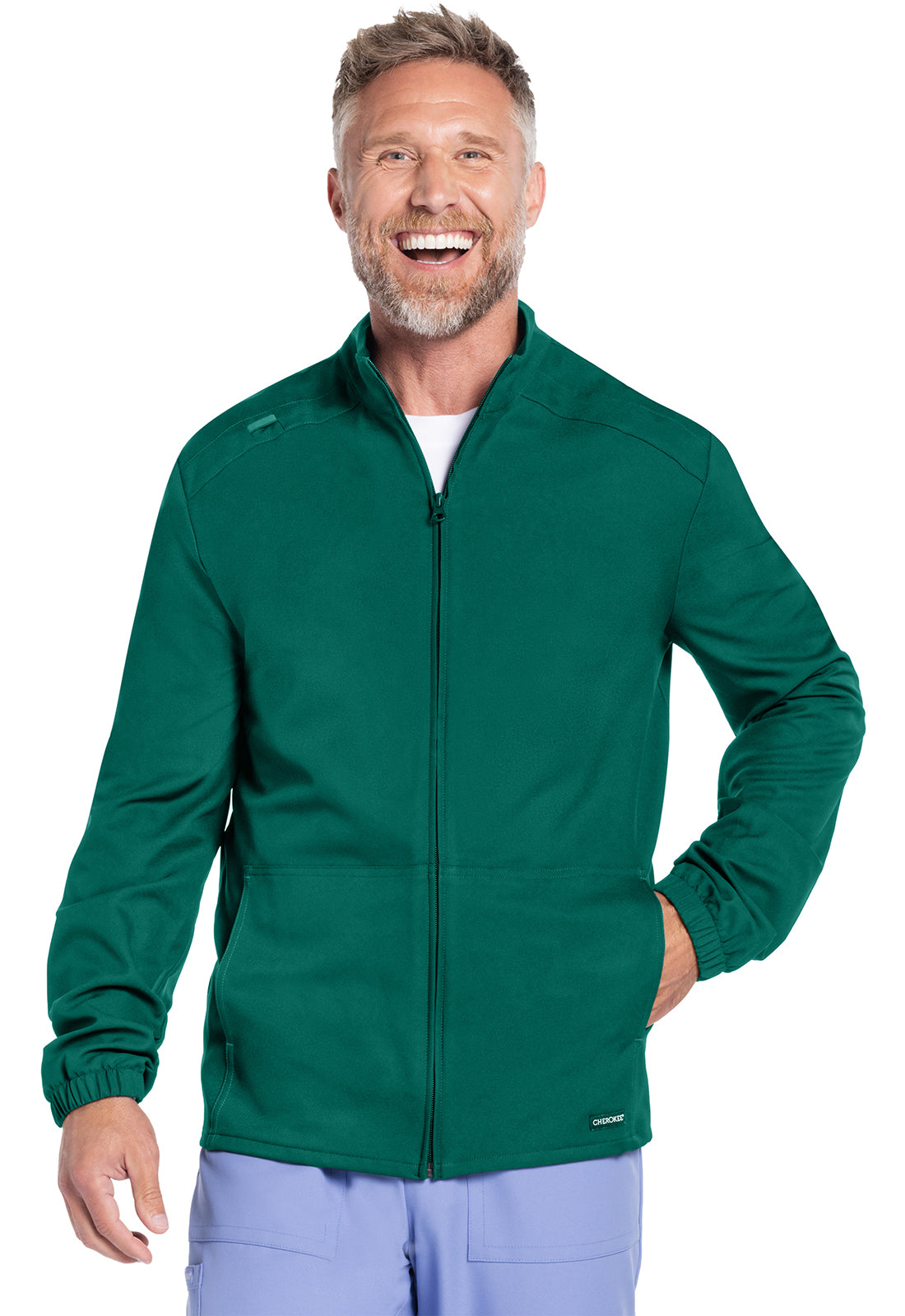Workwear Originals Ultra CK359A Men's Zip Front Jacket Hunter Green