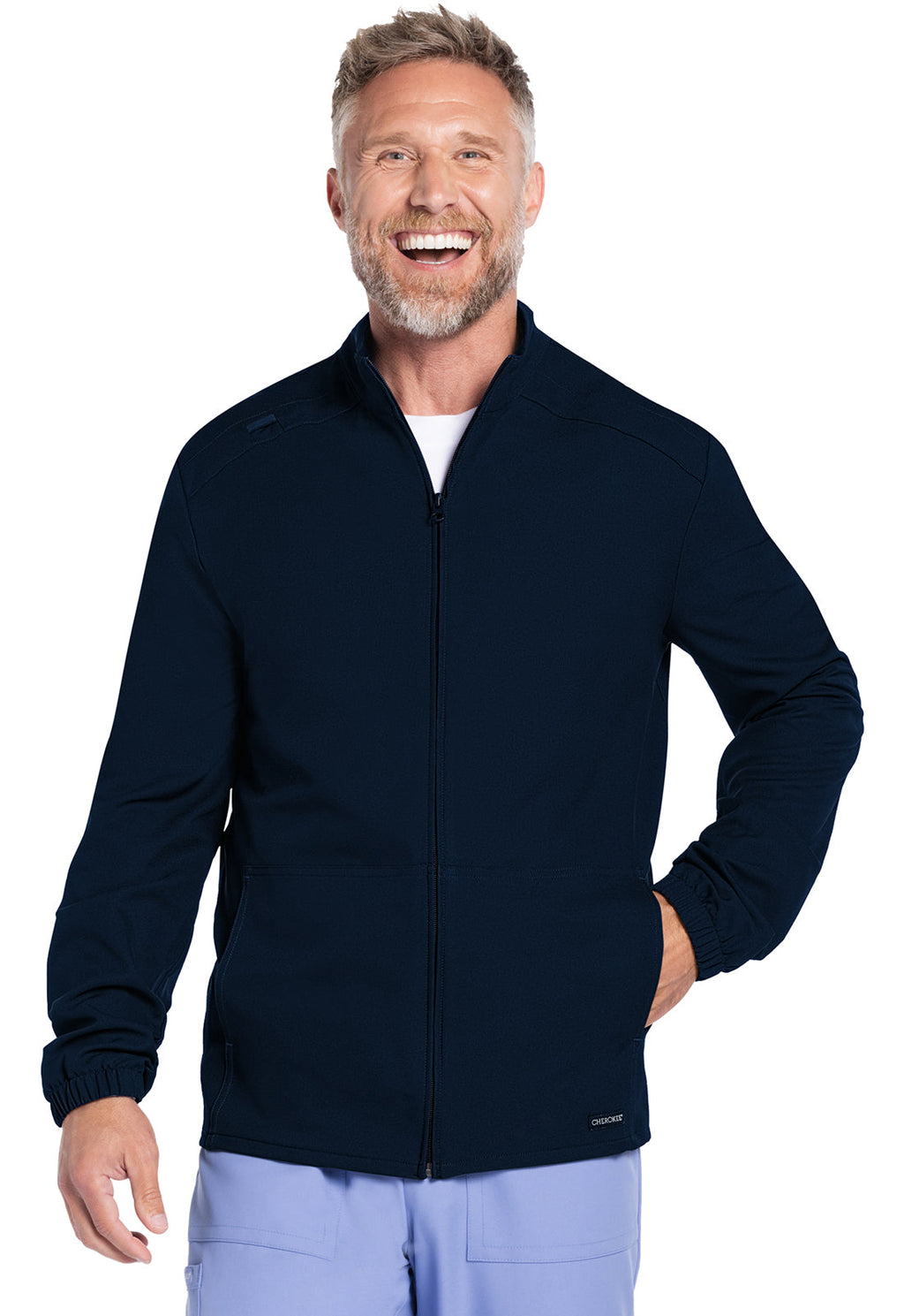 Workwear Originals Ultra CK359A Men's Zip Front Jacket Navy
