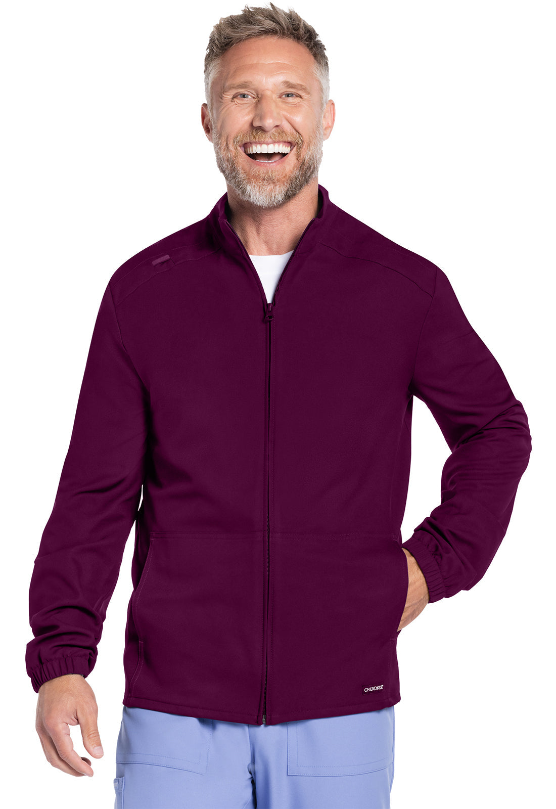 Workwear Originals Ultra CK359A Men's Zip Front Jacket Wine
