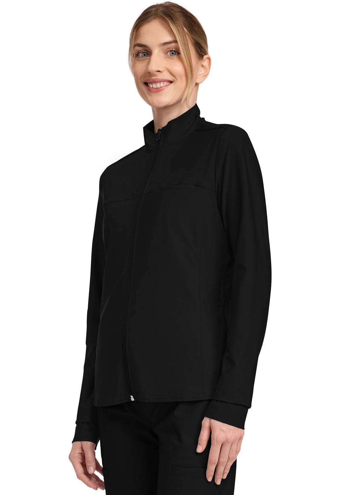 Form CK381 Women's 3-Pocket Warm-up Jacket Black Image