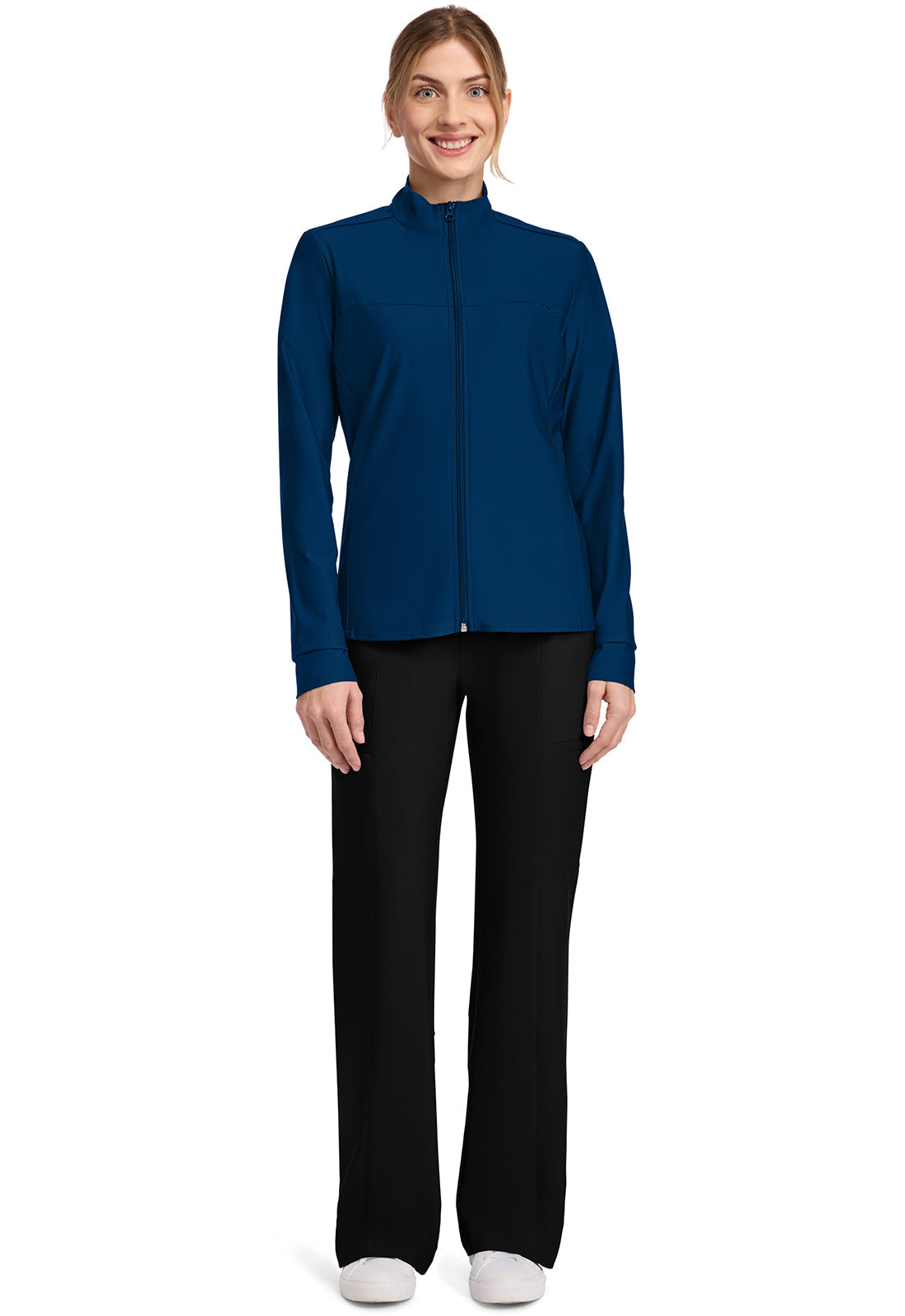 Form CK381 Women's 3-Pocket Warm-up Jacket Navy