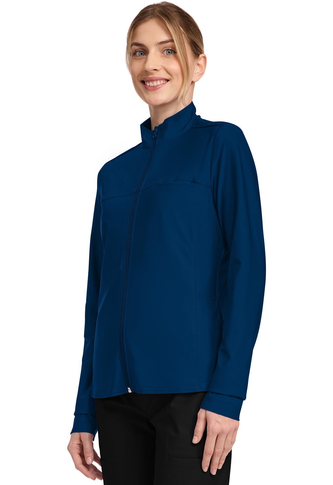 Form CK381 Women's 3-Pocket Warm-up Jacket Navy Image