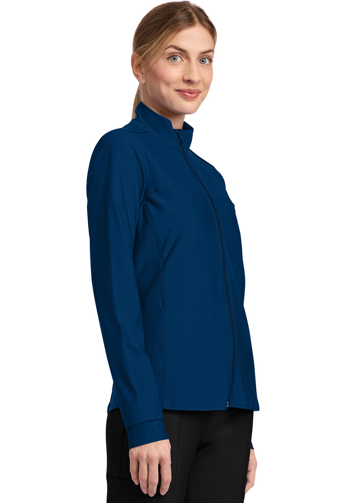 Form CK381 Women's 3-Pocket Warm-up Jacket Navy