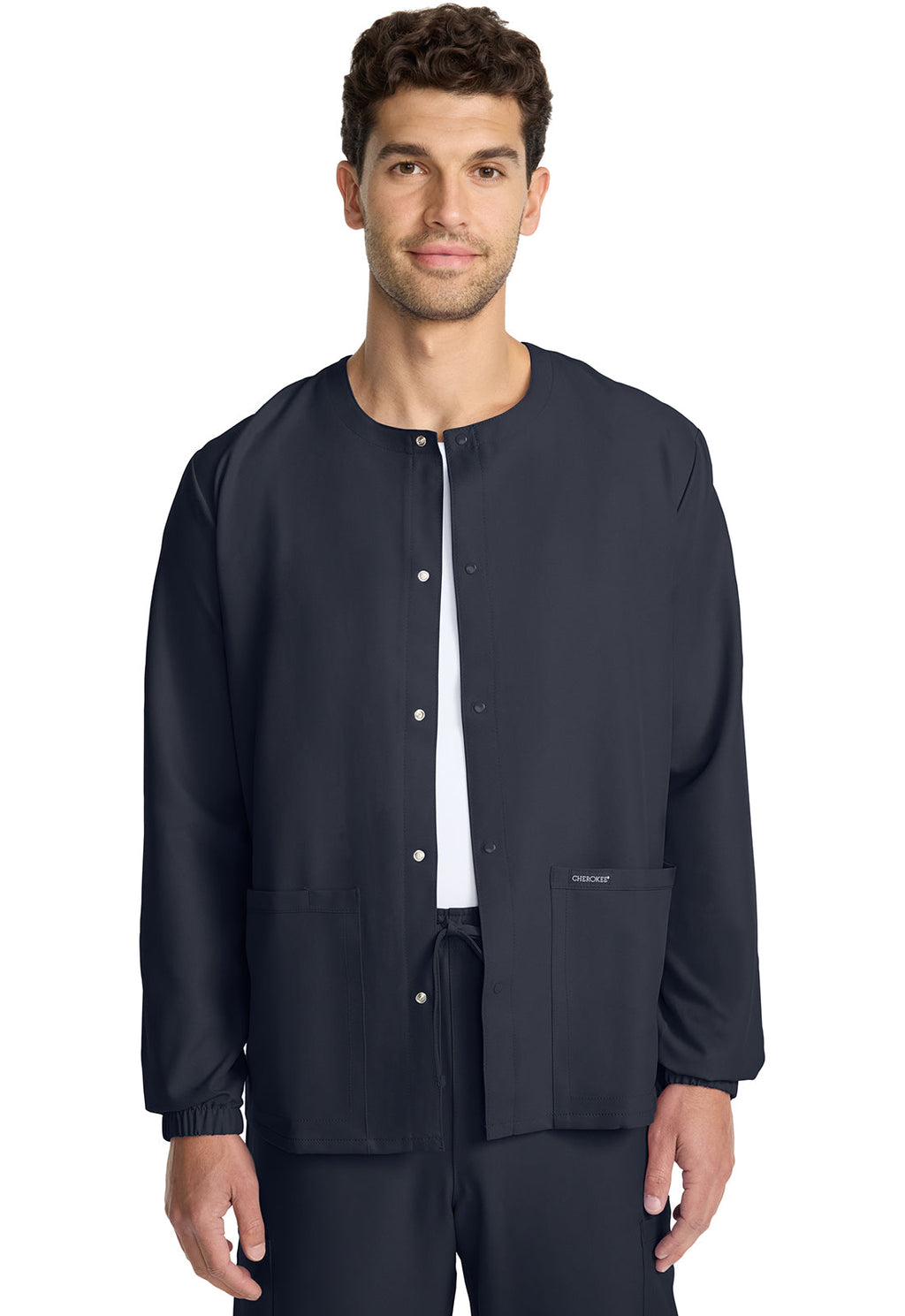 Workwear Originals Ultra CK393A Unisex Unisex Snap Front Warm Up Jacket Pewter