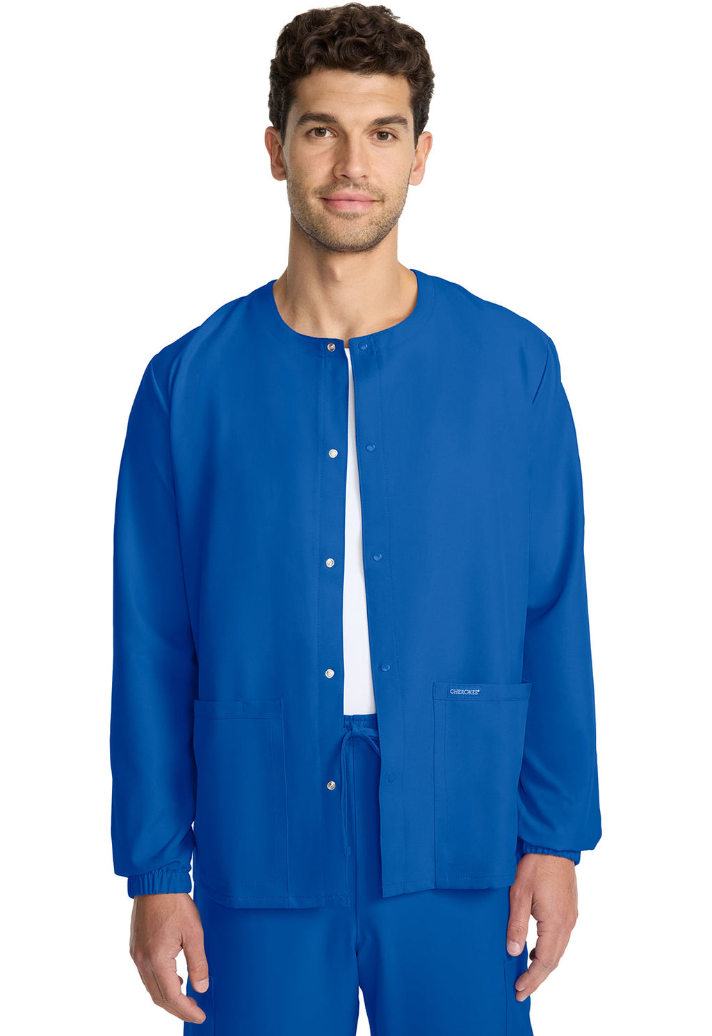 Workwear Originals Ultra CK393A Unisex Unisex Snap Front Warm Up Jacket Royal