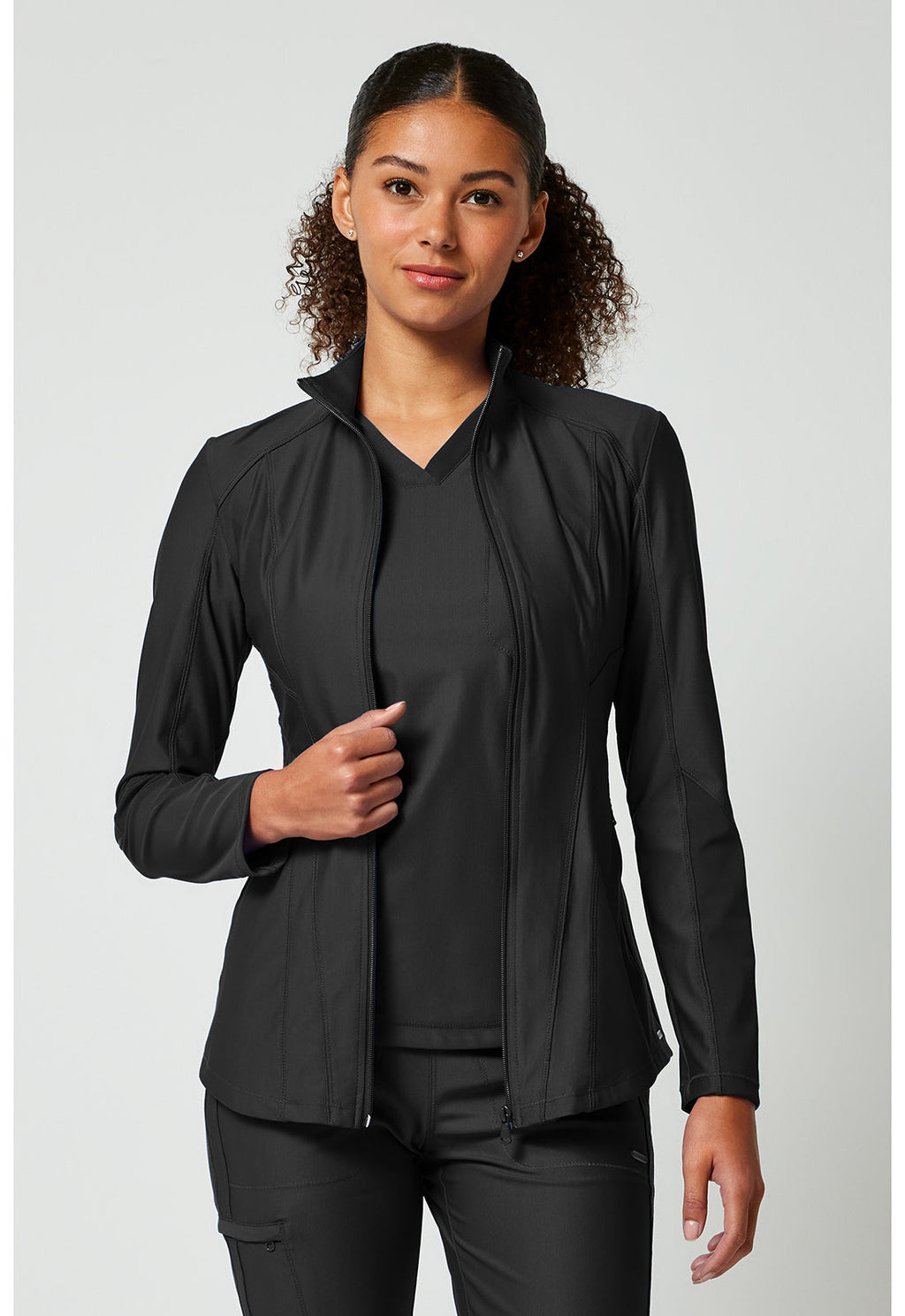 Form CK398 Zip Front Jackets Black