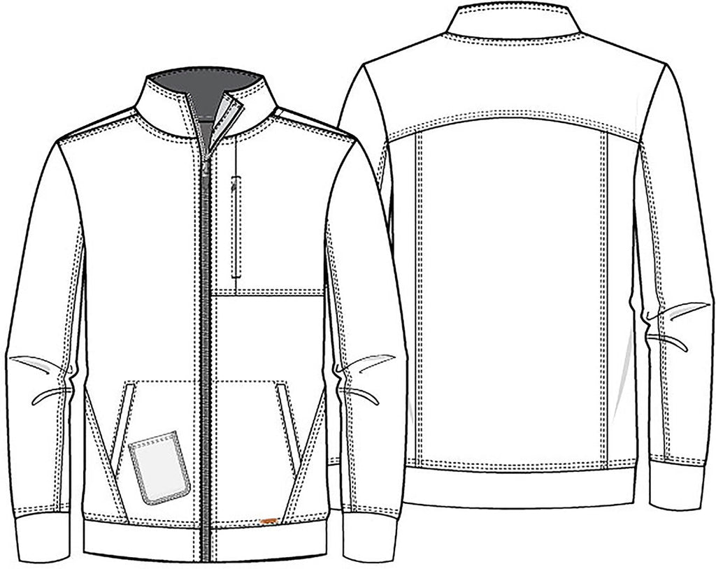 Form CK399 Men's Zip Front Jacket Pewter