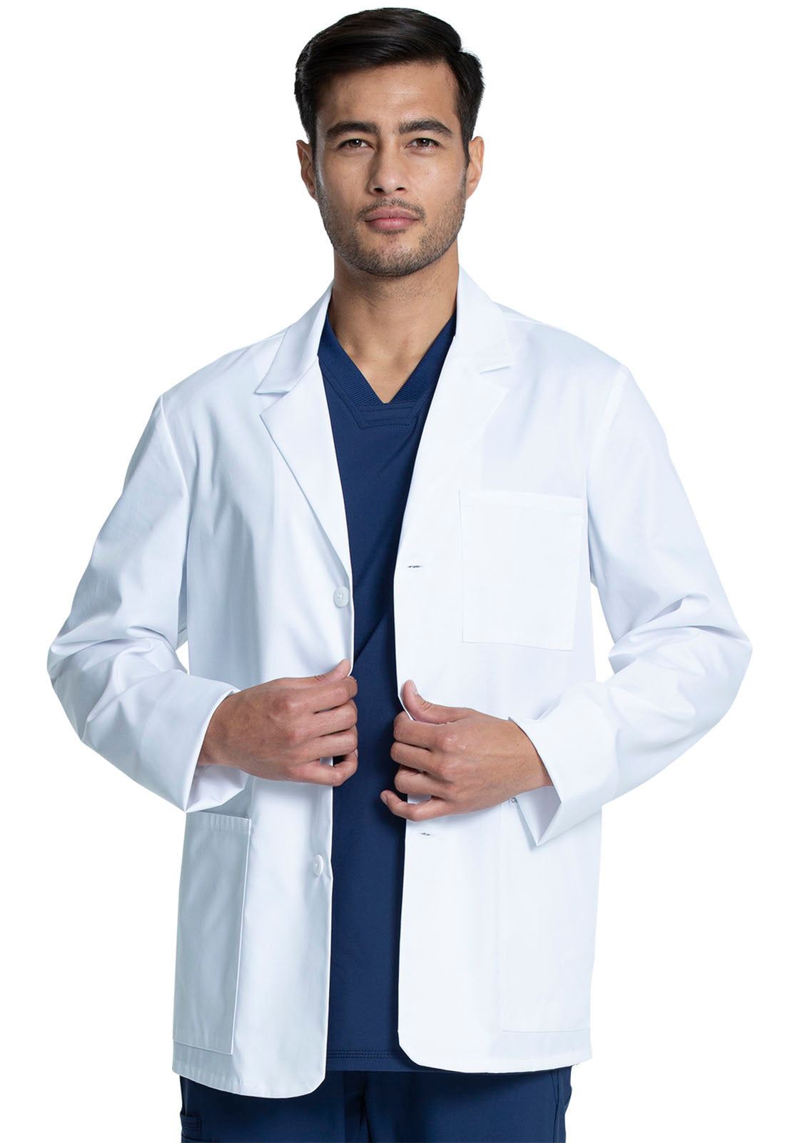 Project Lab by Cherokee CK401 Tall 32" Men's Consultation Coat White
