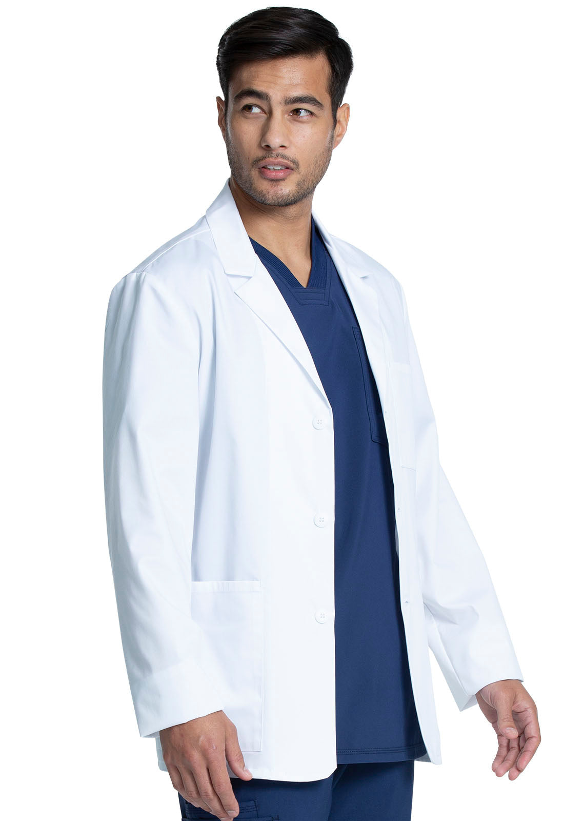 Project Lab by Cherokee CK401 Tall 32" Men's Consultation Coat White