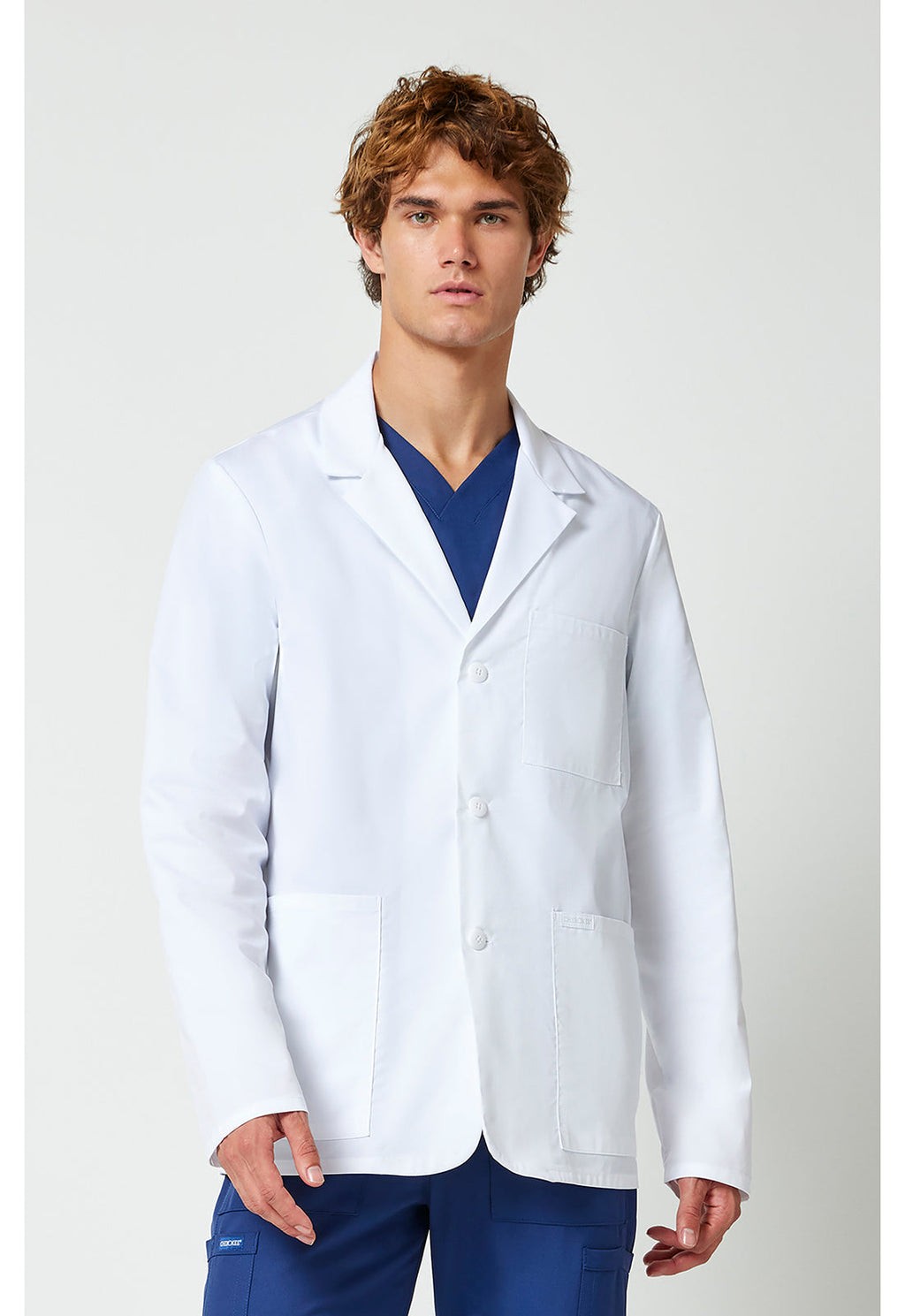 Project Lab CK401 Men's 32" Men's Consultation Coat White