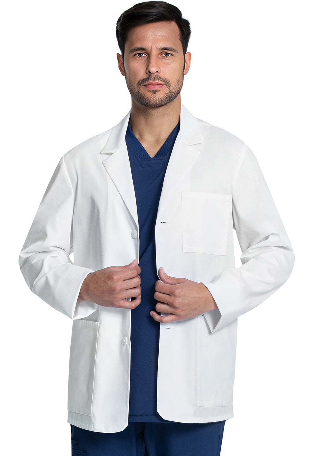 Project Lab by Cherokee CK401 30" Men's Consultation Coat White