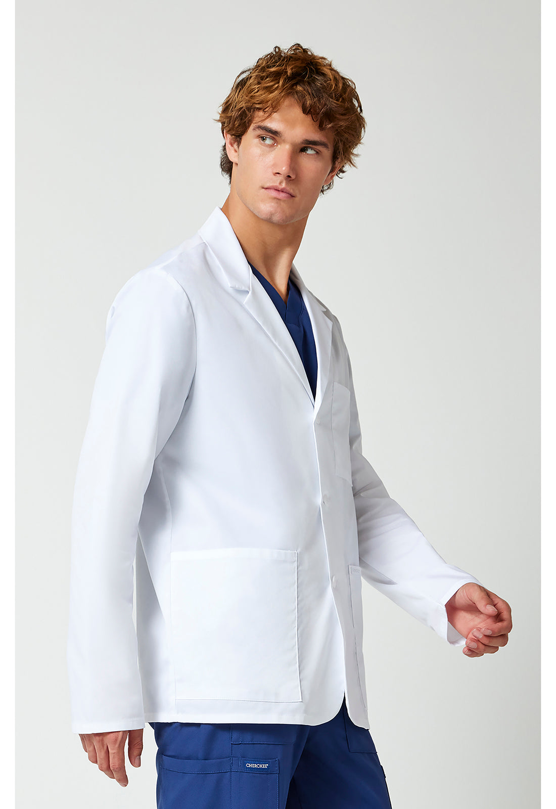 Project Lab CK401 Men's 32" Men's Consultation Coat White