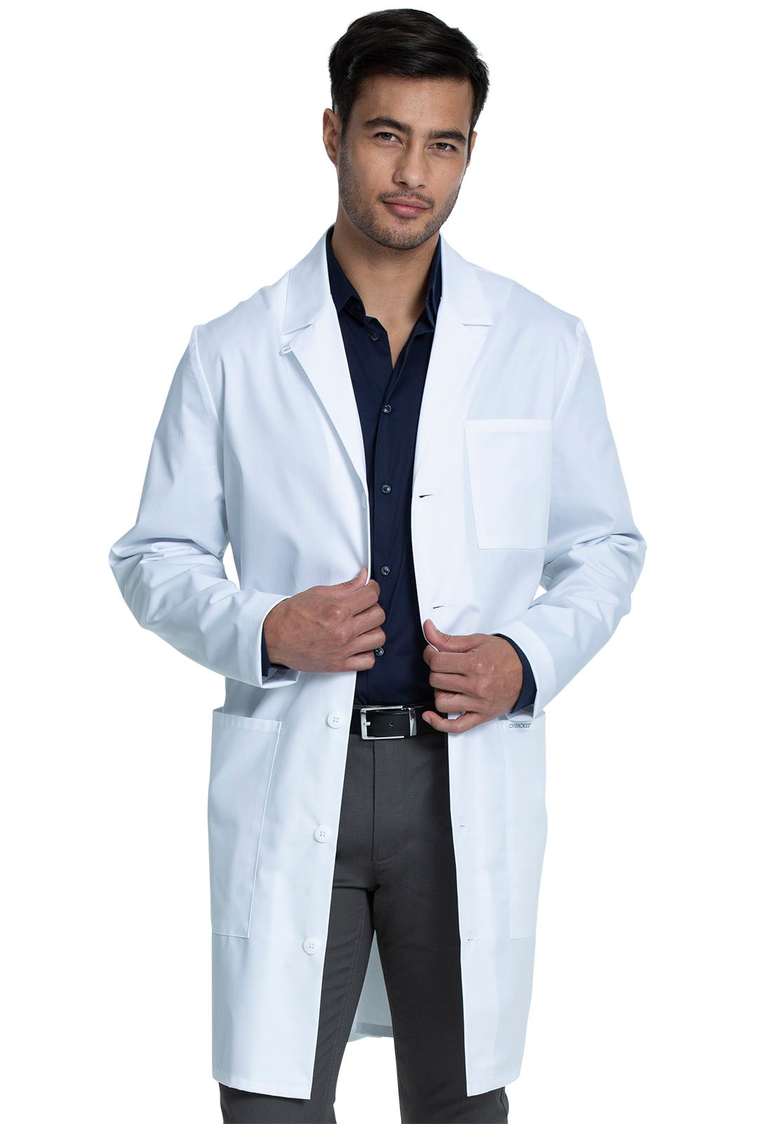 Project Lab by Cherokee CK412 Tall 40" Men's Lab Coat White