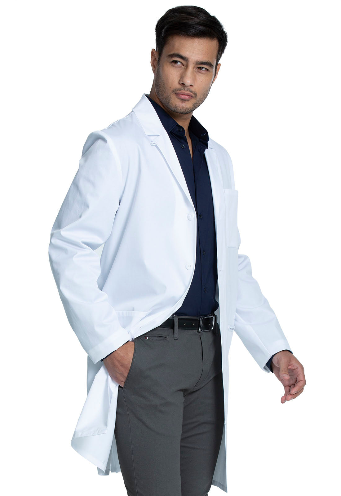Project Lab by Cherokee CK412 Tall 40" Men's Lab Coat White