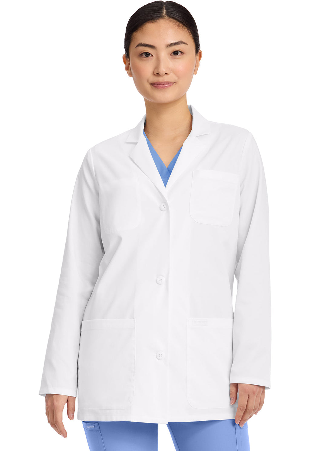 Project Lab CK434 Women's Women's 30" Medical Coat White