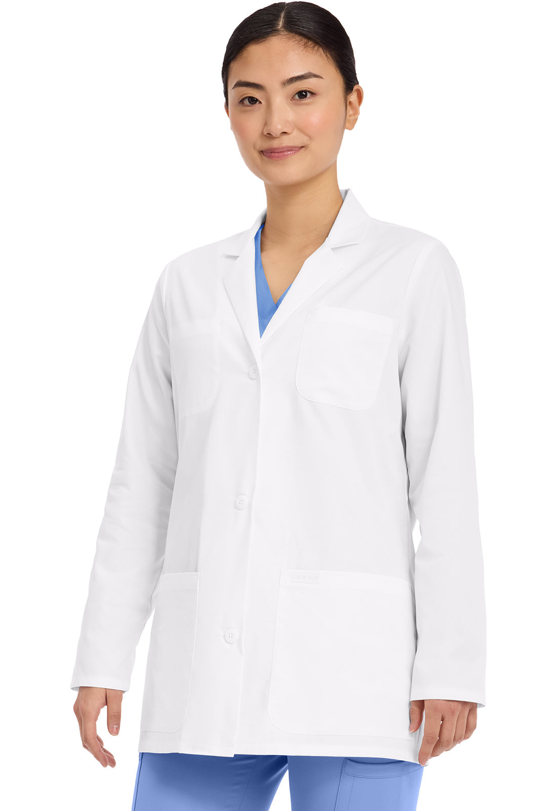 Project Lab CK434 Women's Women's 30" Medical Coat White