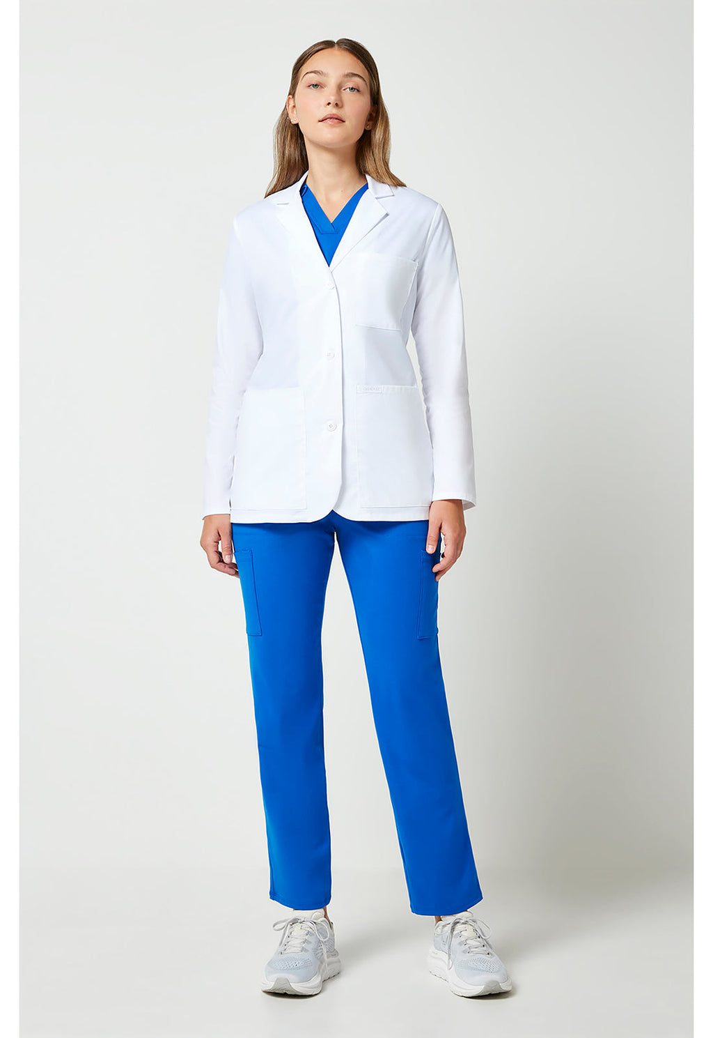 Project Lab CK451 Women's 30" Consultation Coat White