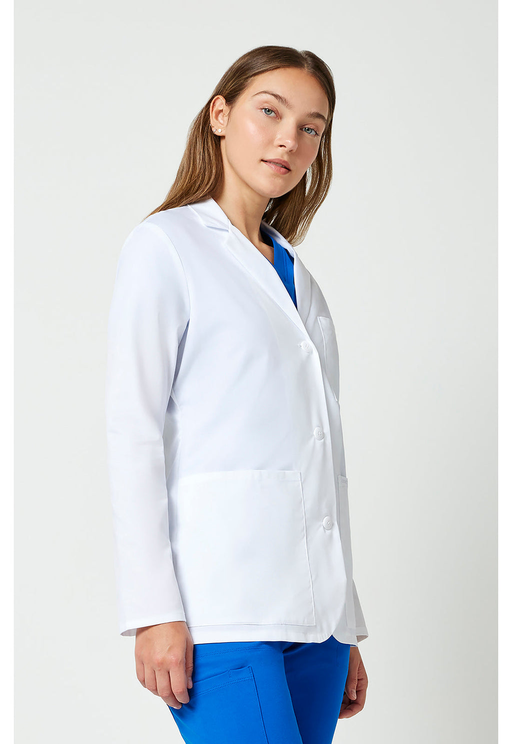 Project Lab CK451 Women's 30" Consultation Coat White