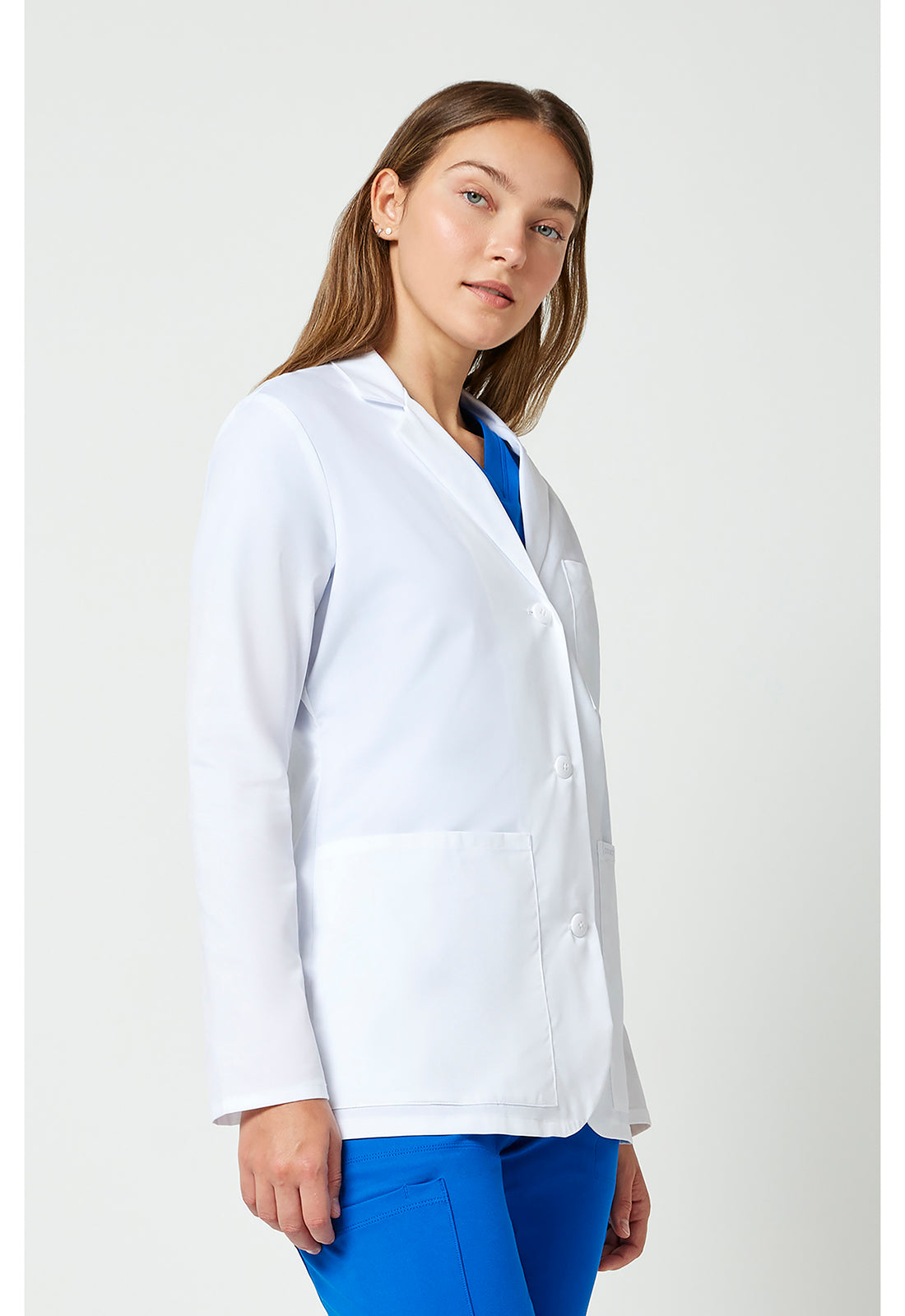 Project Lab CK451 Women's 30" Consultation Coat White