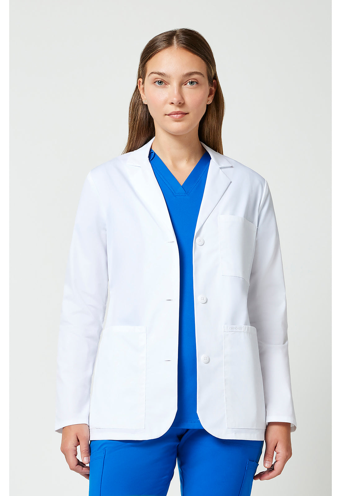 Project Lab CK451 Women's 30" Consultation Coat White