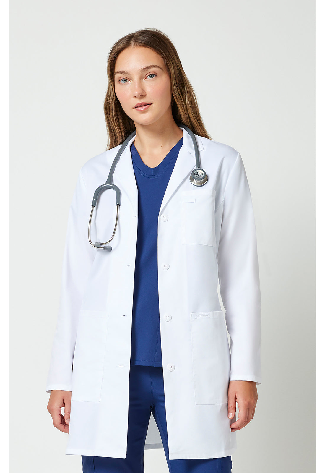 Project Lab CK452 Women's 35" Lab Coat White