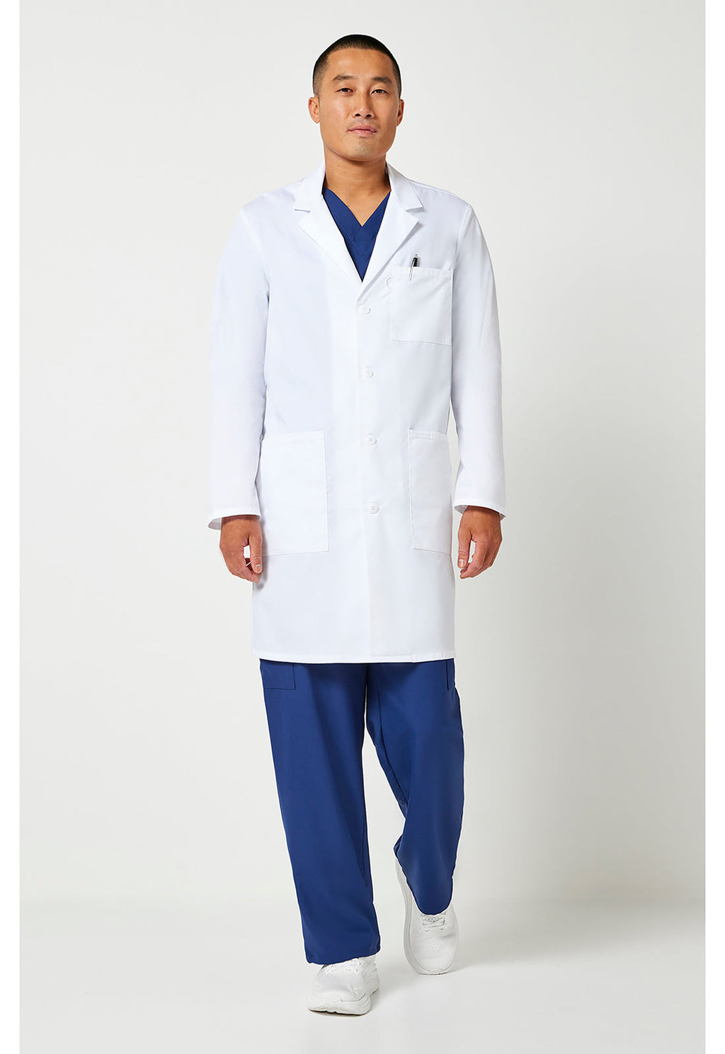 Project Lab CK460 Unisex 40" Unisex Lab Coat White