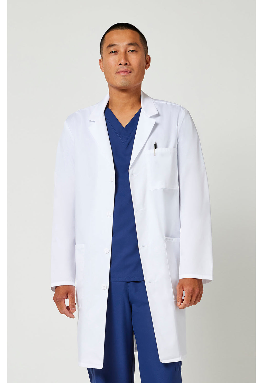 Project Lab CK460 Unisex 40" Unisex Lab Coat White