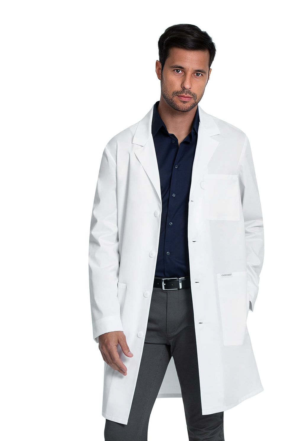 Project Lab CK460 Unisex 38" Unisex Lab Coat White