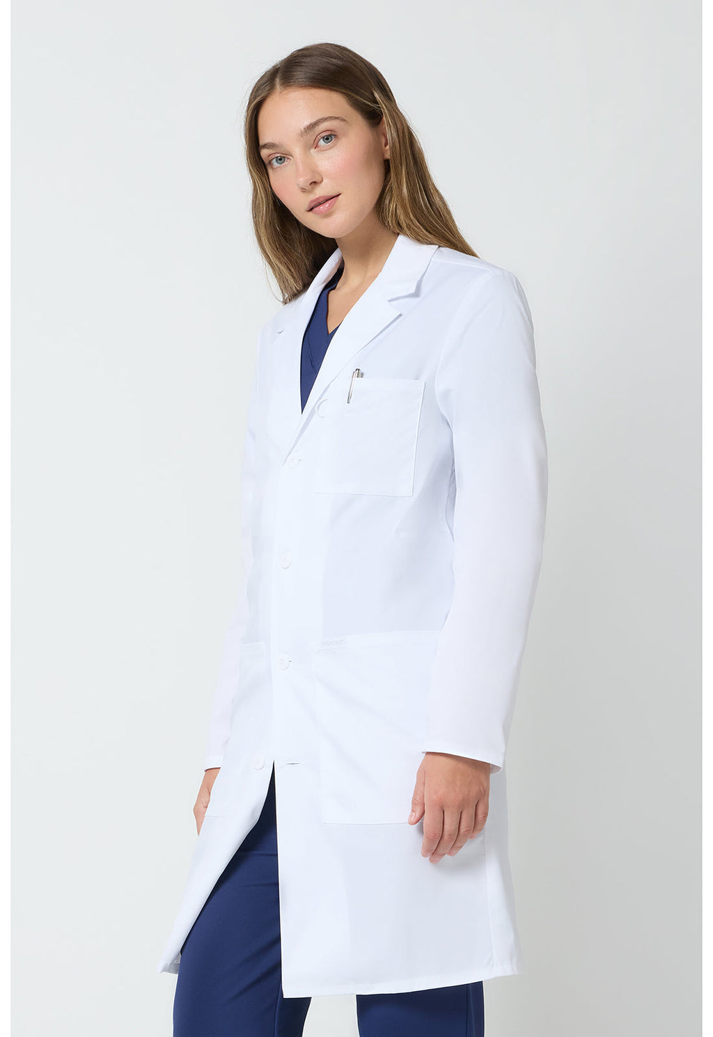 Project Lab CK460 Unisex 40" Unisex Lab Coat White