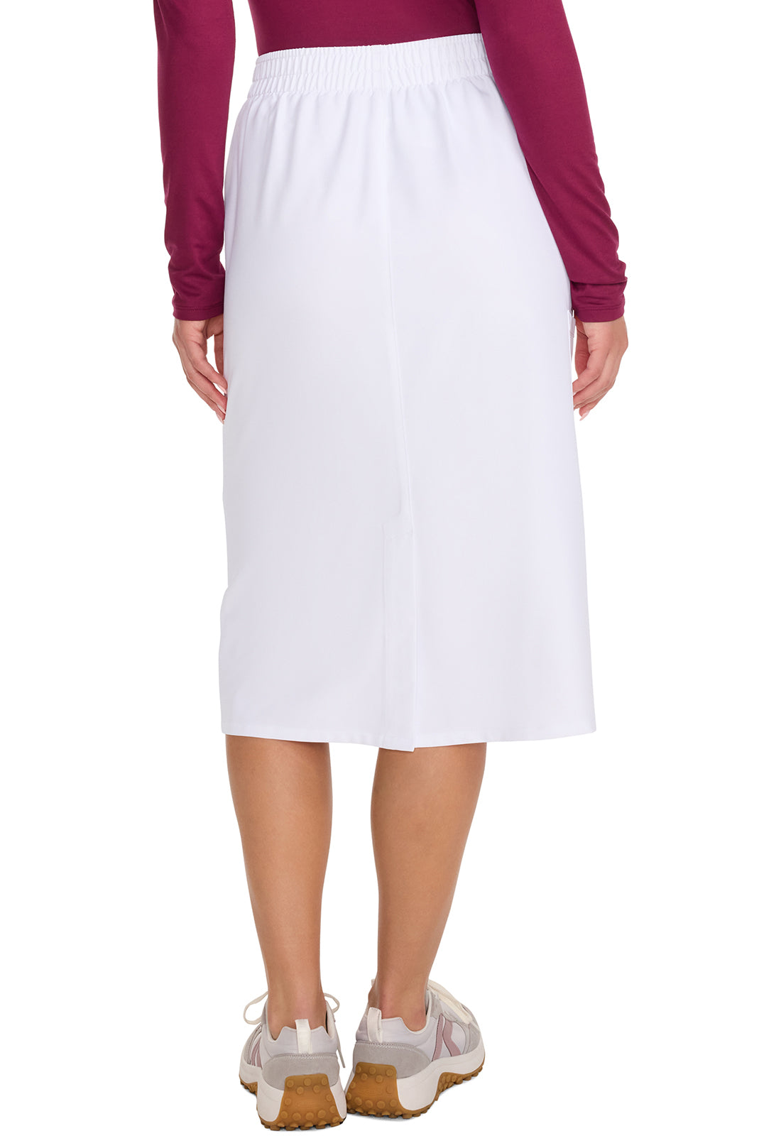 Workwear Originals Ultra CK563A Women's Elastic Waist Scrub Skirts White