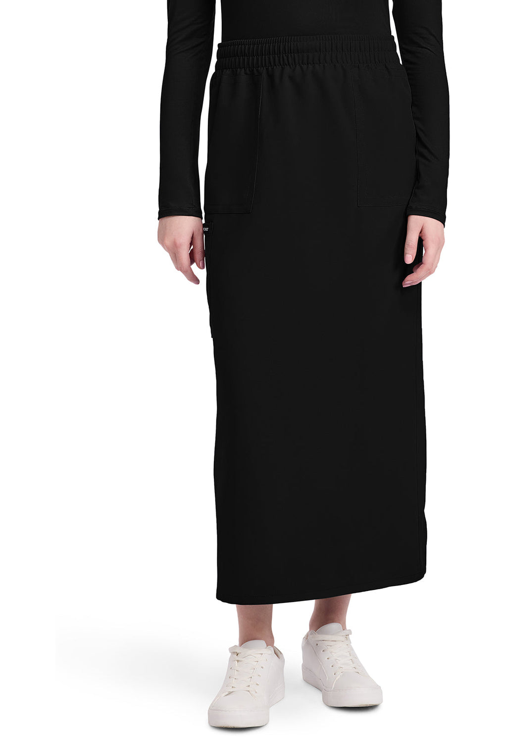 Workwear Originals Ultra CK564A Women's 3-Pocket Elastic Waist Scrub Skirts Black