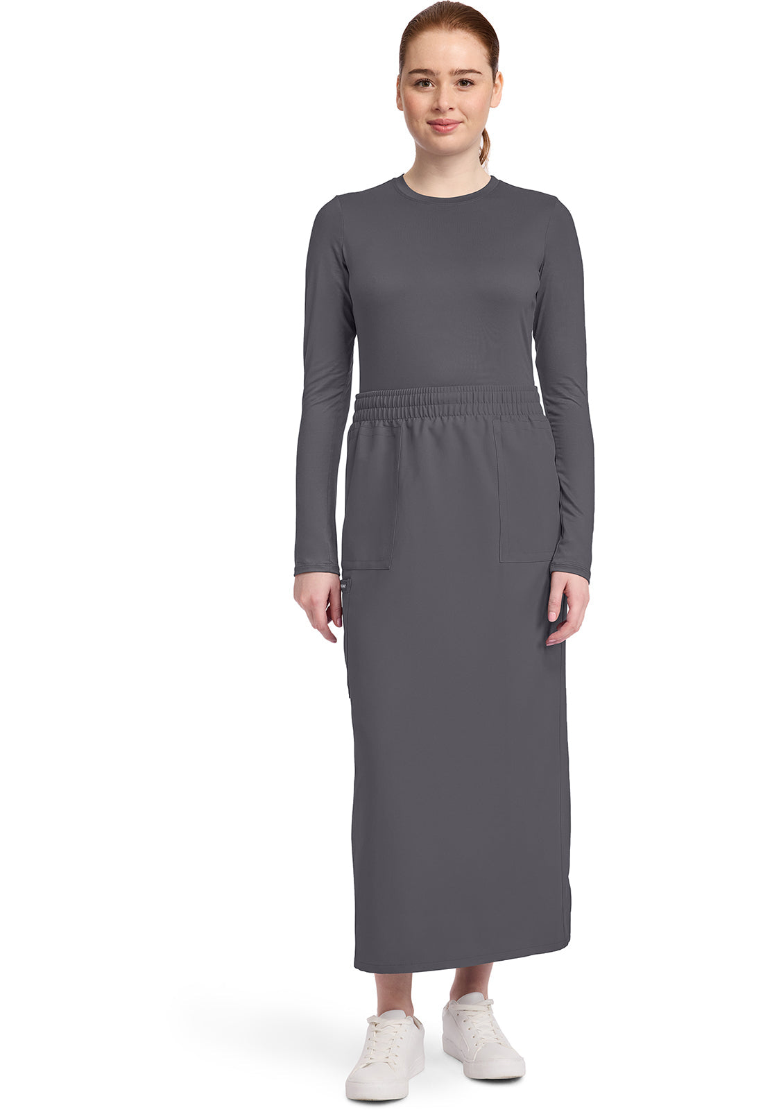 Originals Ultra CK564A Women's 3-Pocket Elastic Waist Skirt Pewter Image