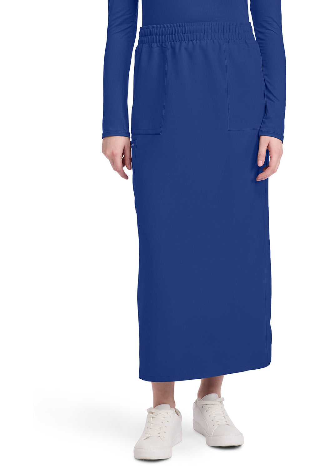 Workwear Originals Ultra CK564A Women's 3-Pocket Elastic Waist Scrub Skirts Royal