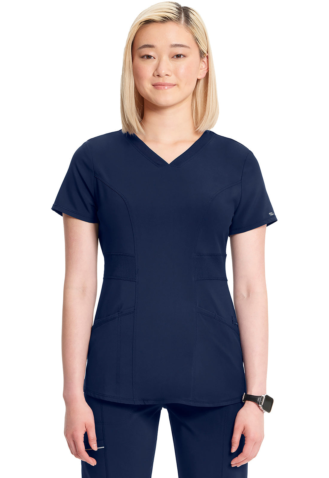 Infinity CK623A Women's V-Neck Scrub Top Navy