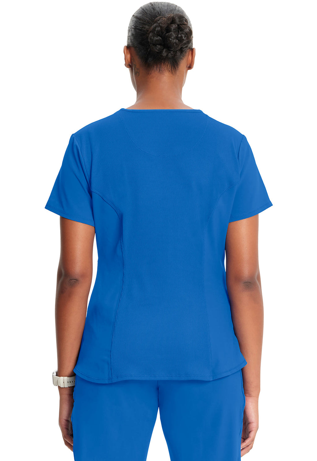 Classics CK623A V-Neck Top Royal Model Image Back | Infinity