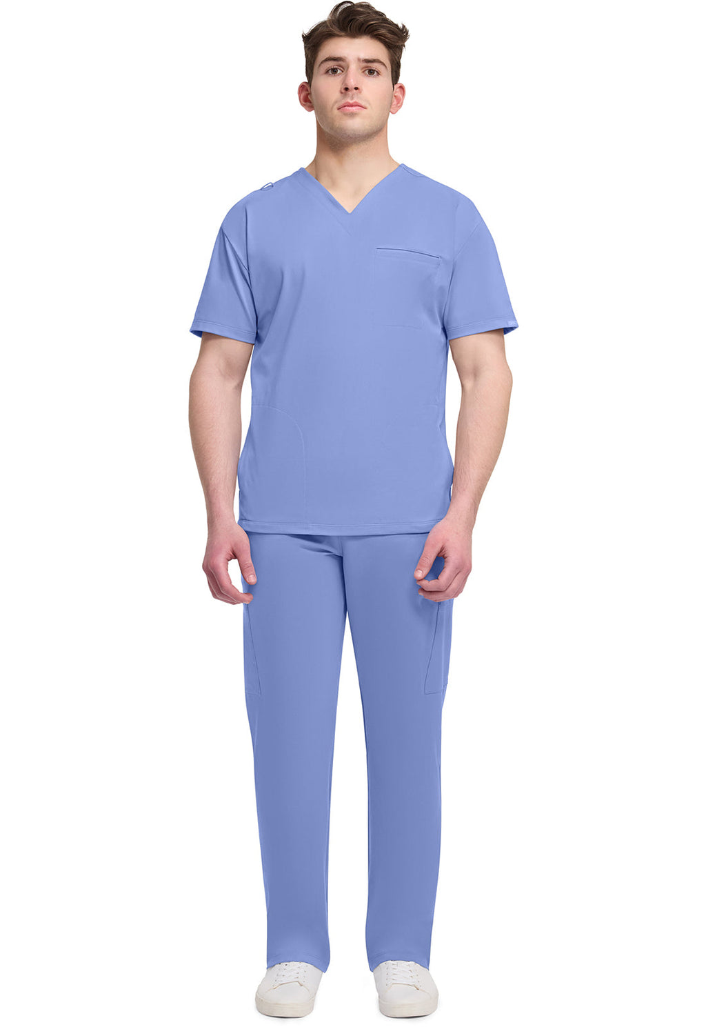 Achieve CK729 Men's 3-Pocket V-Neck Top Ciel Image