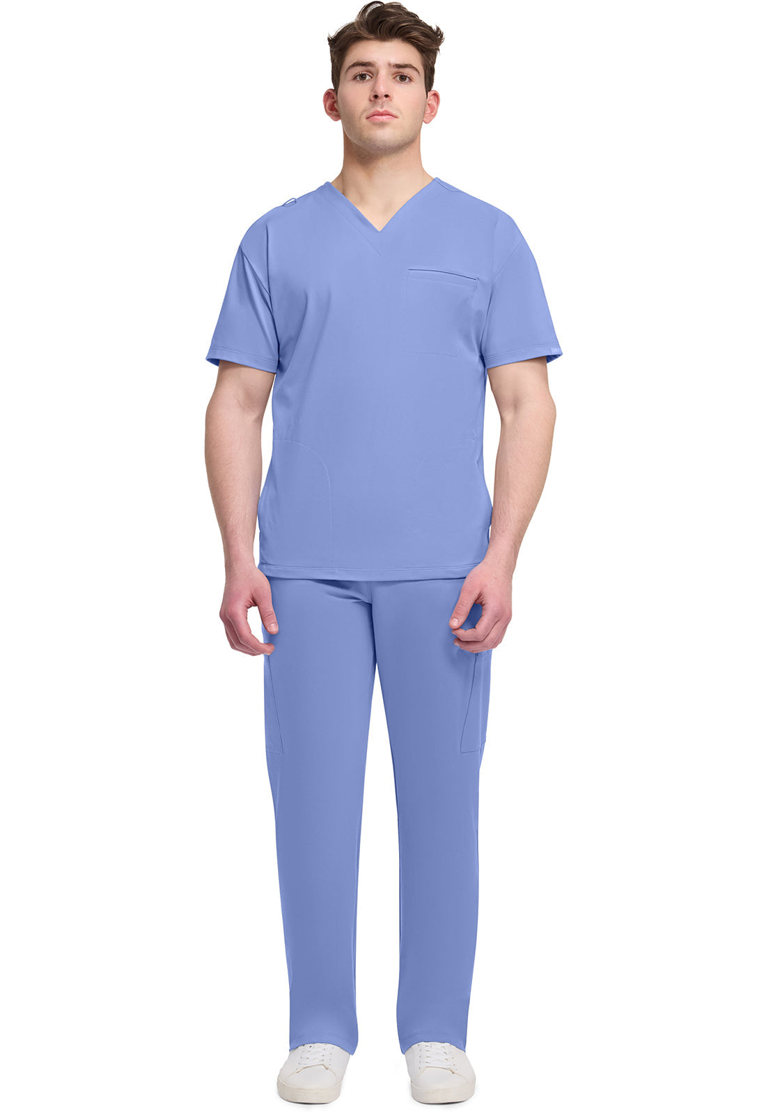 Achieve CK729 Men's 3-Pocket V-Neck Top Ciel Image