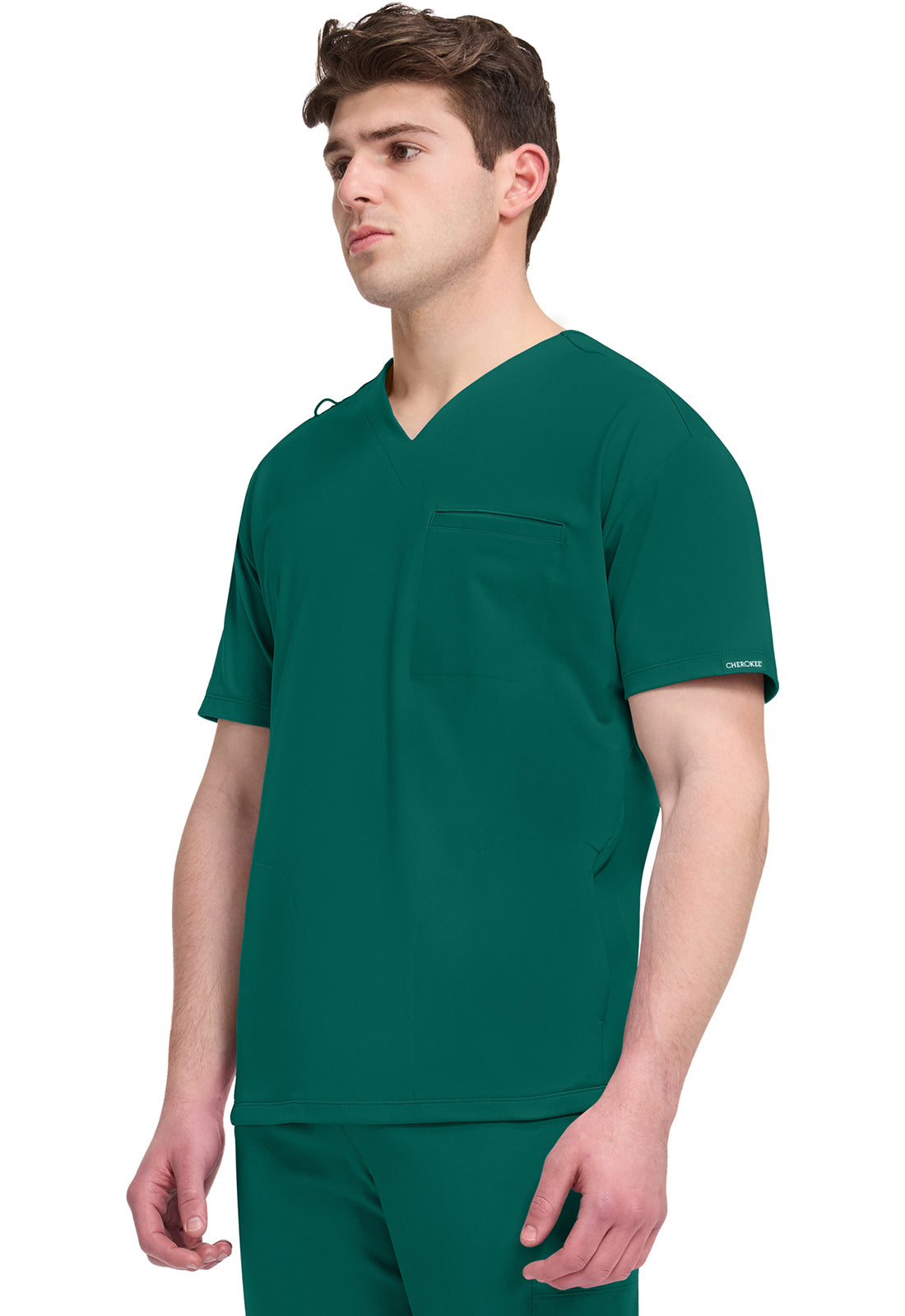 Achieve CK729 Men's 3-Pocket V-Neck Top Hunter Image