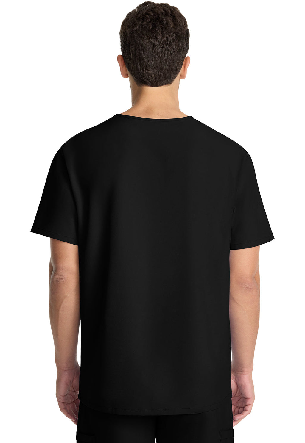 Workwear Originals Ultra CK783A Men's 3-Pocket V-Neck Scrub Top Black