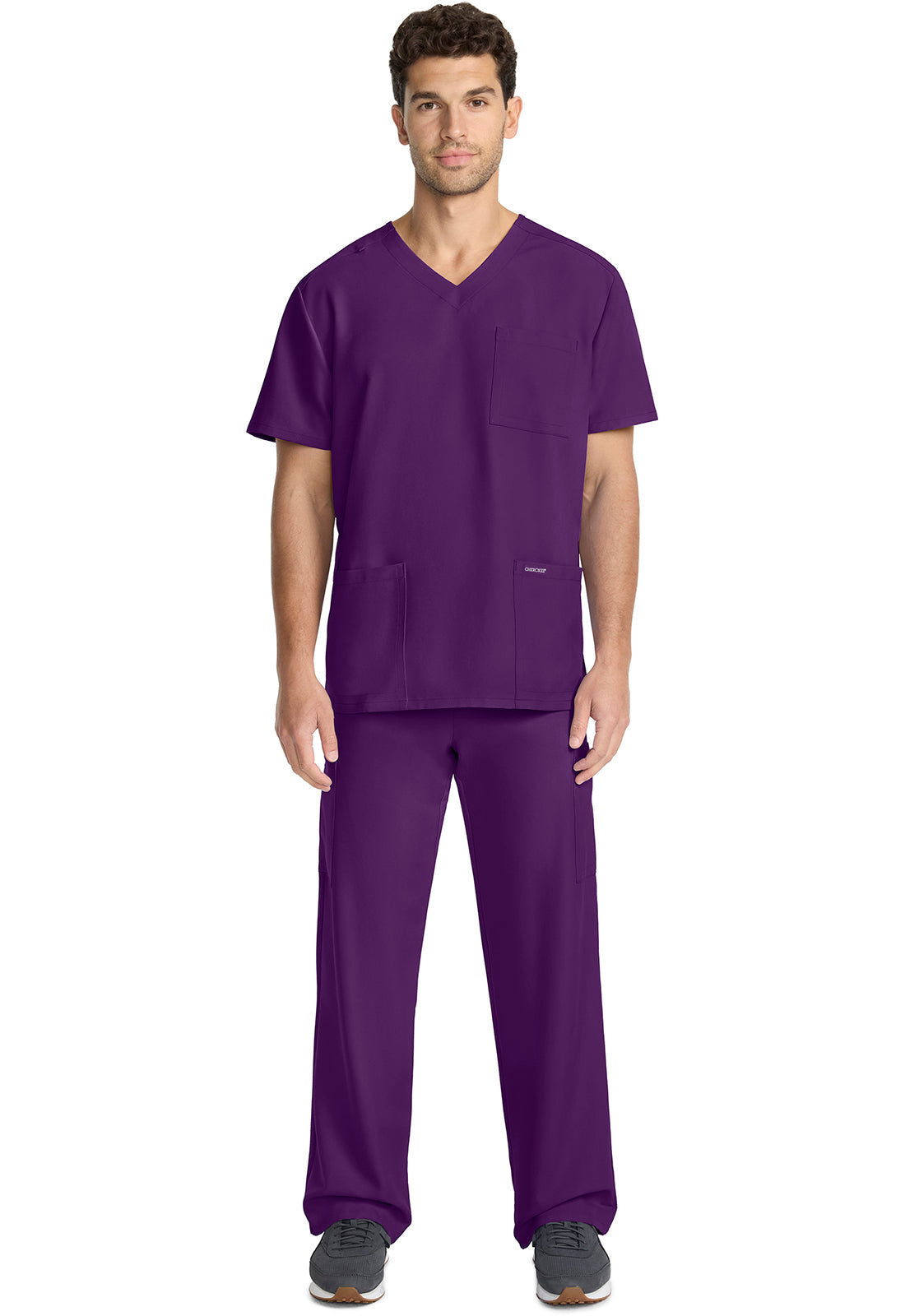 Originals Ultra CK783A Men's Tuck-in V-Neck Top Eggplant