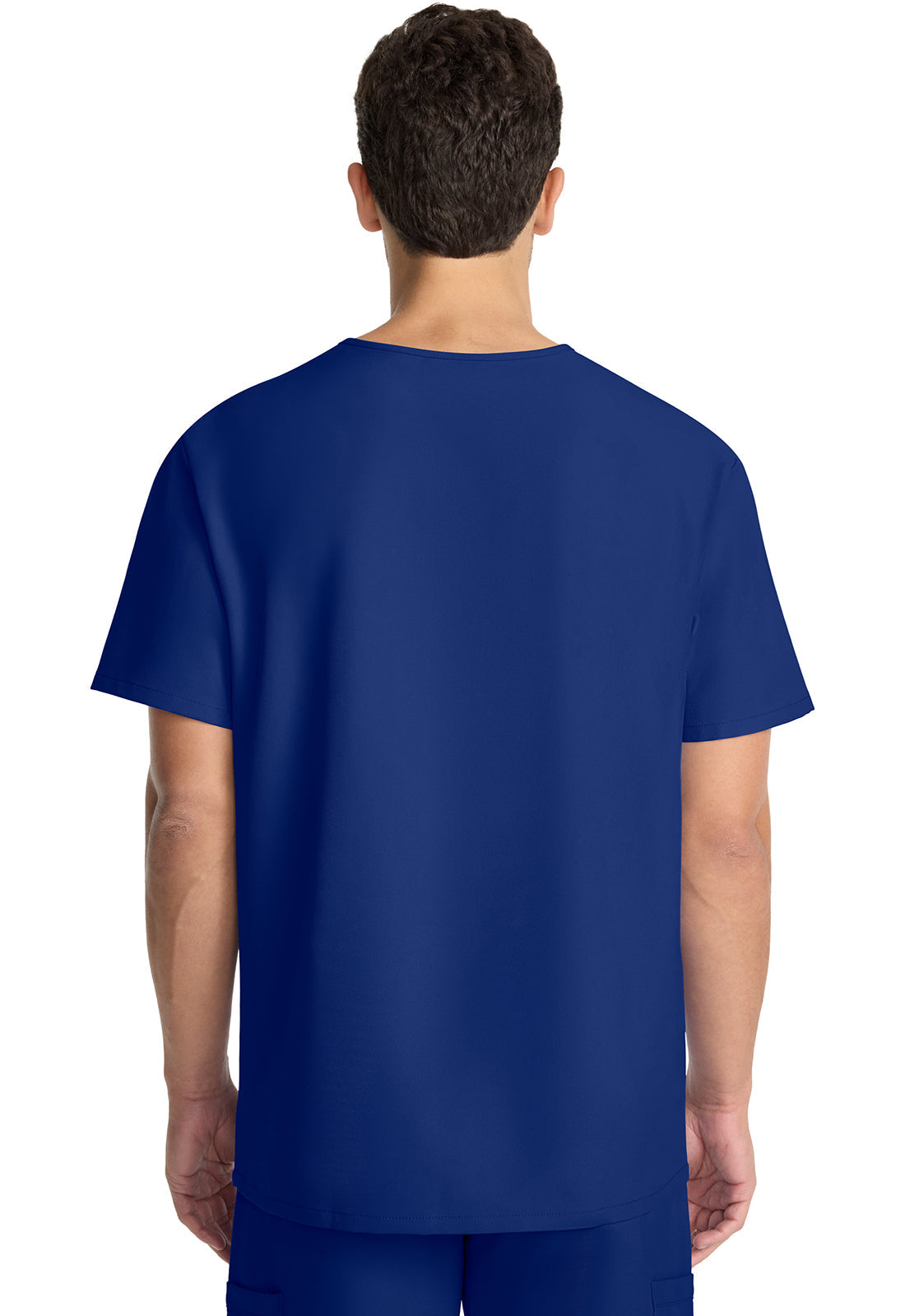 Workwear Originals Ultra CK783A Men's 3-Pocket V-Neck Scrub Top Galaxy Blue