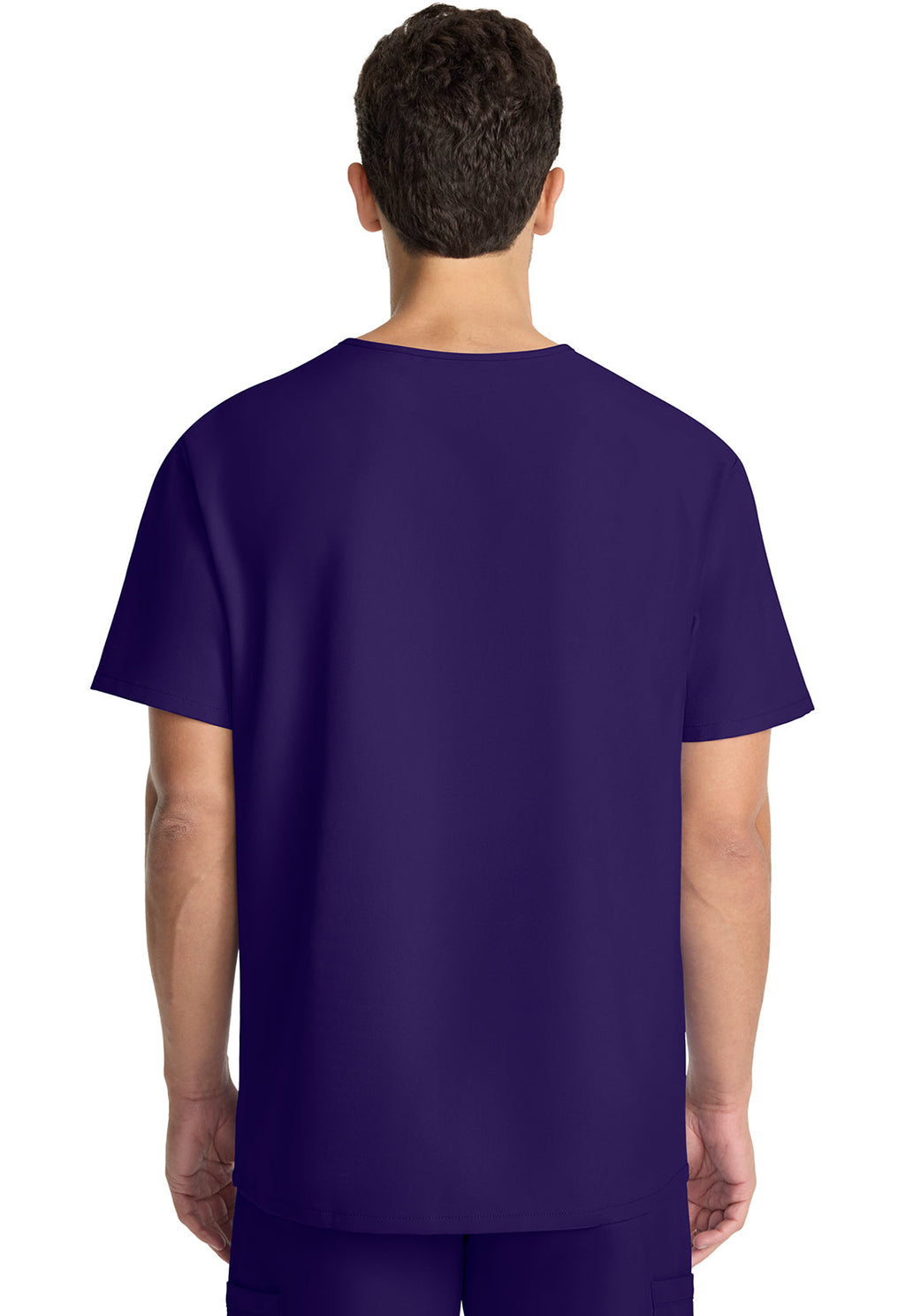 Workwear Originals Ultra CK783A Men's 3-Pocket V-Neck Scrub Top Grape