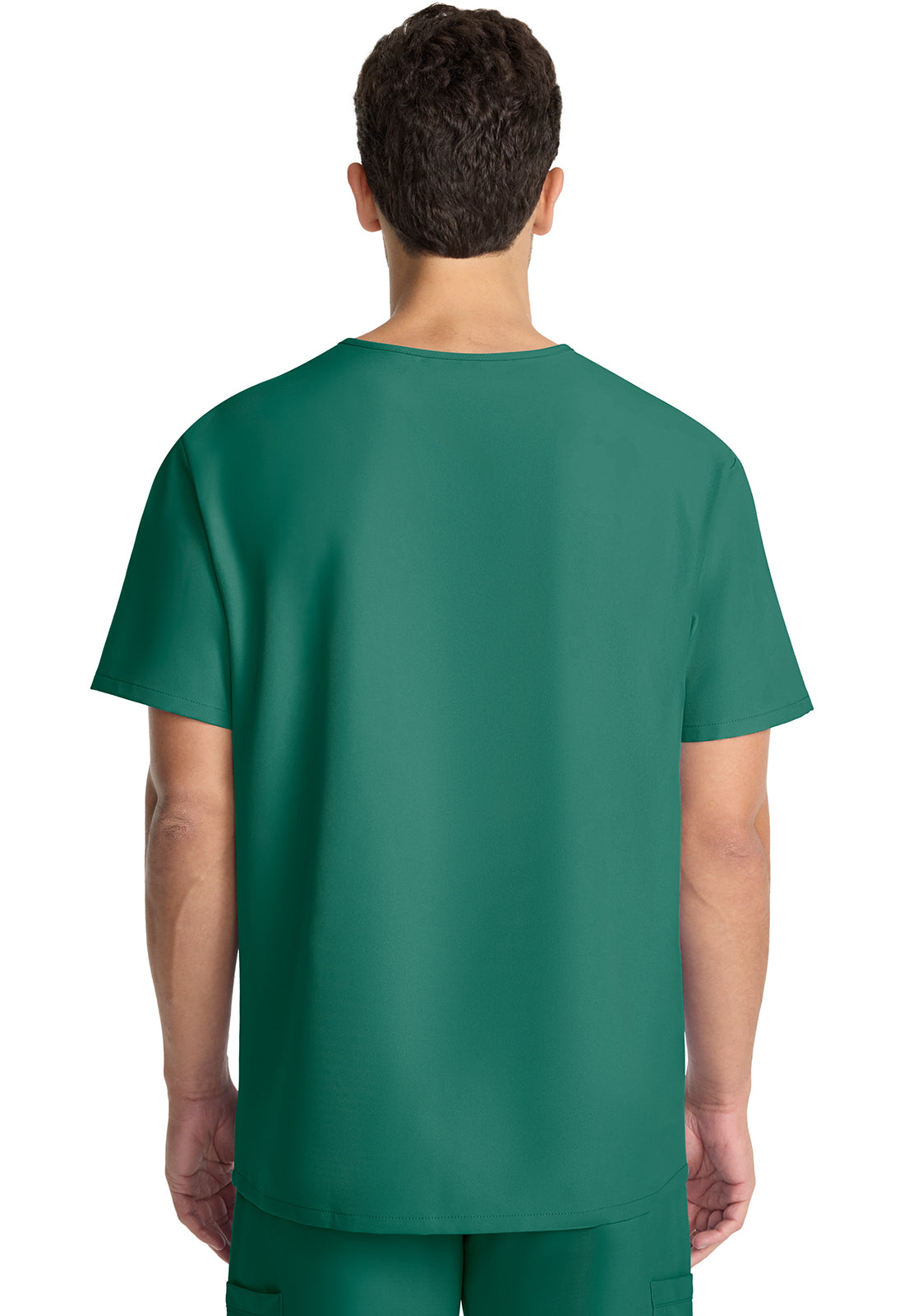 Workwear Originals Ultra CK783A Men's 3-Pocket V-Neck Scrub Top Hunter Green