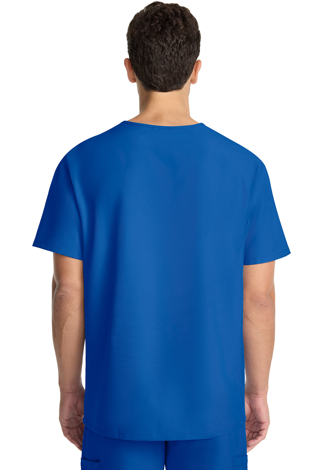 Workwear Originals Ultra CK783A Men's 3-Pocket V-Neck Scrub Top Royal