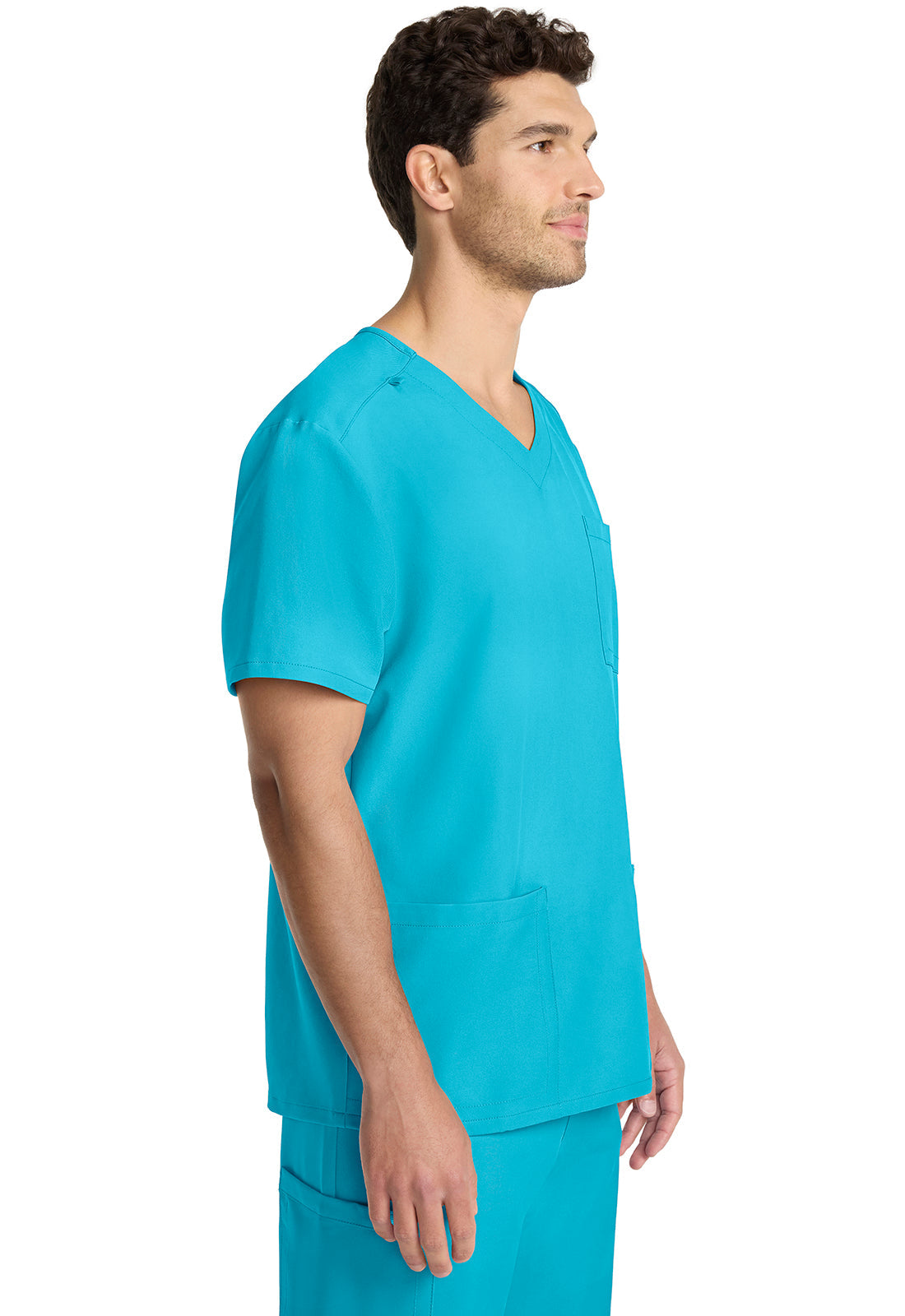 Originals Ultra CK783A Men's Tuck-in V-Neck Top Turquoise