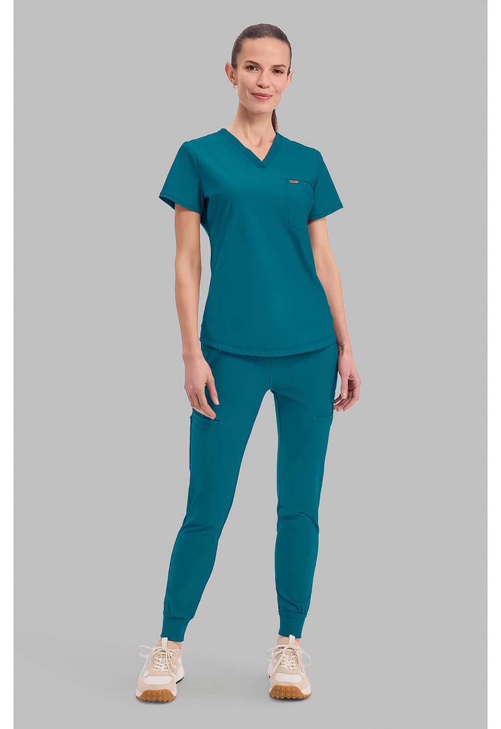 Form CK819 Women's Tuckable V-Neck Scrub Top Paradise Cove