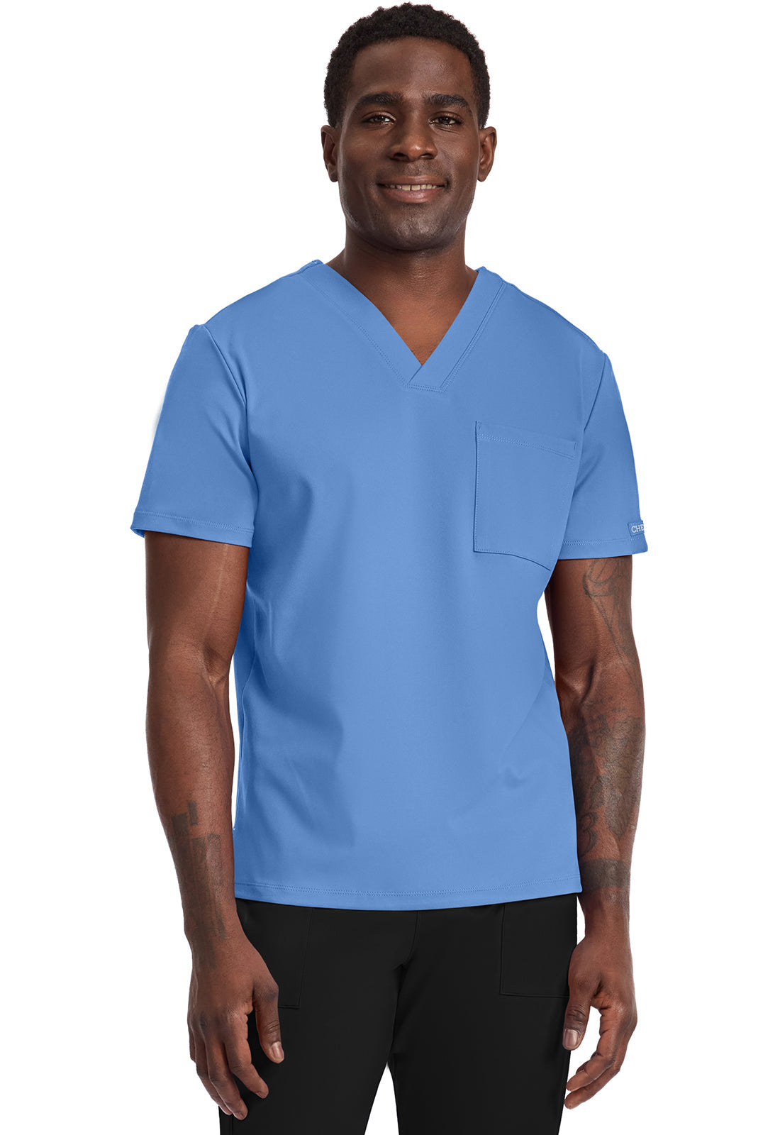 Achieve CK834 Men's 1-Pocket Tuck-In Top Ciel