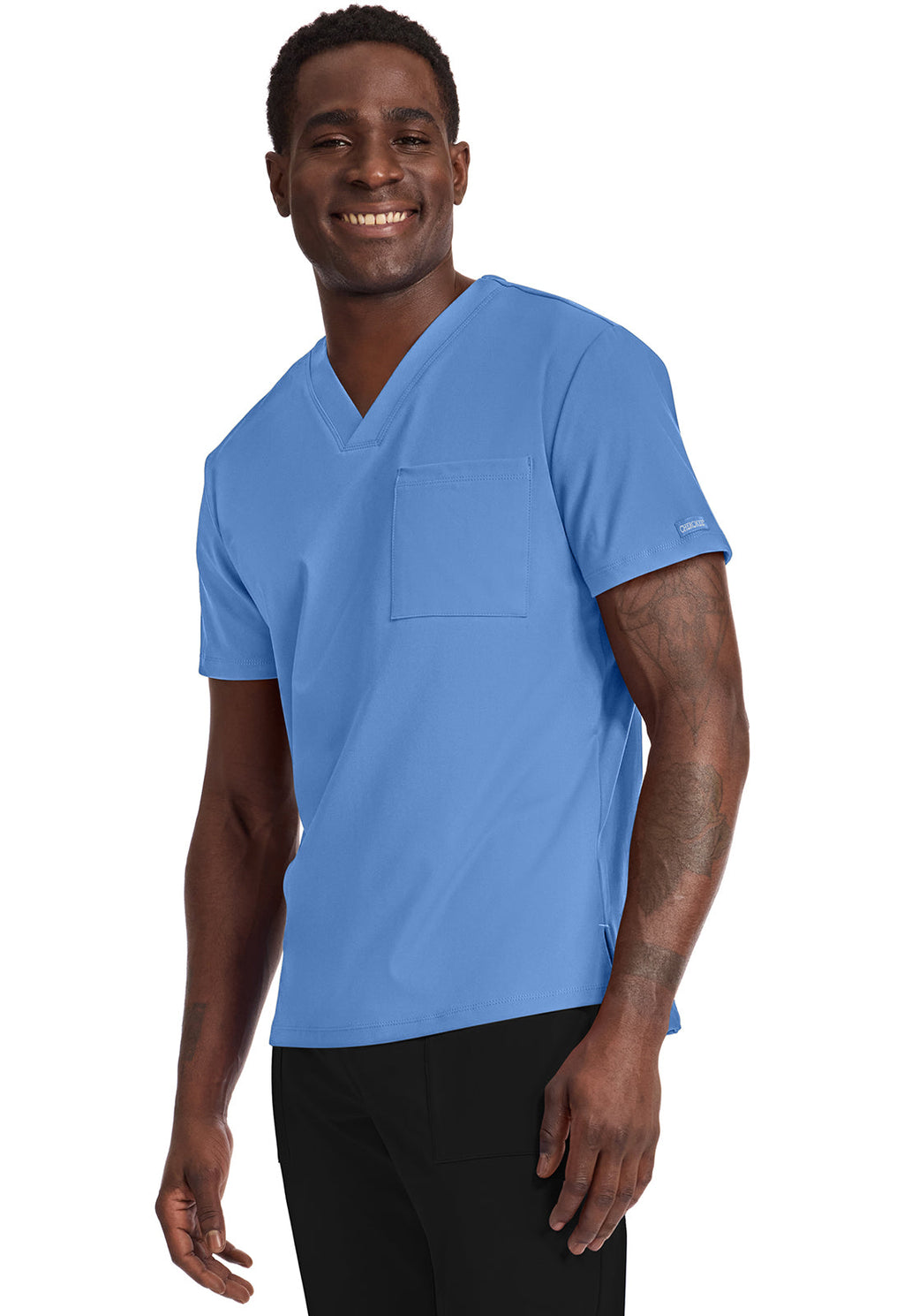 Achieve CK834 Men's 1-Pocket Tuck-In Top Ciel Image